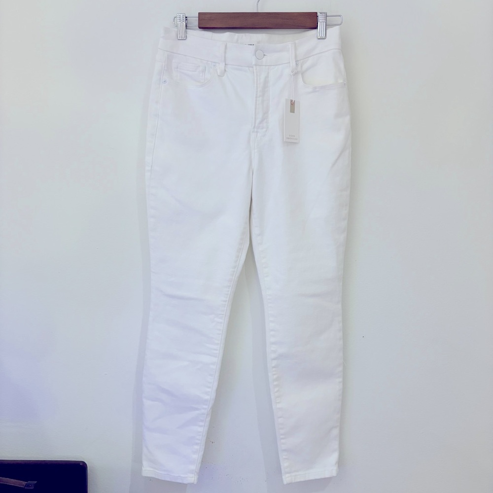 NWT Good American Good Legs Crop Inseam 27 Inches